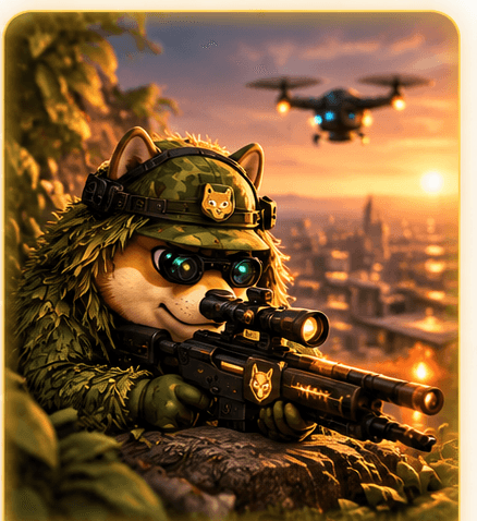 Doge Sniper – SpyDoge recon doge with scope